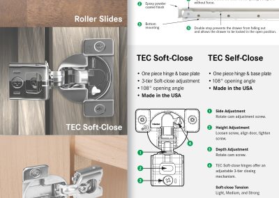 Sacos hardware hinges and glides page