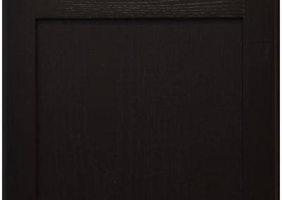 Wooden Acadia Style Light Chocolate Ash, Dark Brown Black Wood Grain Cabinet Door and Drawer