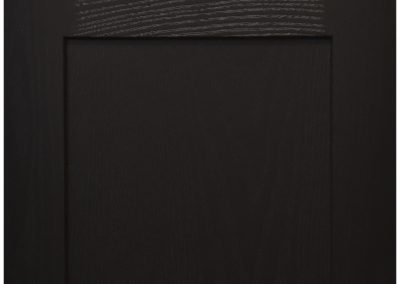 Wooden Alegra Style Light Chocolate Ash, Dark Brown Black Wood Grain Cabinet Door and Drawer