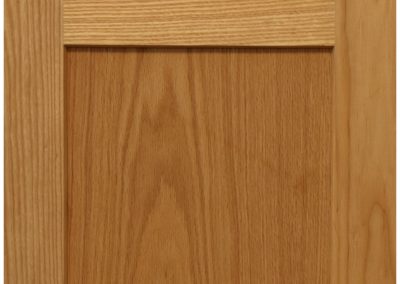 Wooden Alegra Style Natural Ash, Light Brown Wood Grain Cabinet Door and Drawer