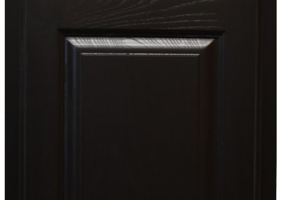 Wooden Aurora Style Light Chocolate Ash, Dark Brown Black Wood Grain Cabinet Door and Drawer