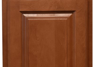 Wooden Aurora Style Nutmeg, Light Red Brown Cabinet Door and Drawer