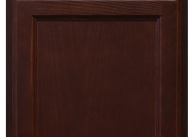 Wooden Acadia Style Espresso Ash, Dark Red Brown Wood Grain Cabinet Door and Drawer