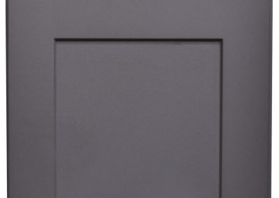 Wooden Powder Coat Style Dark Gray, Cabinet Door and Drawer