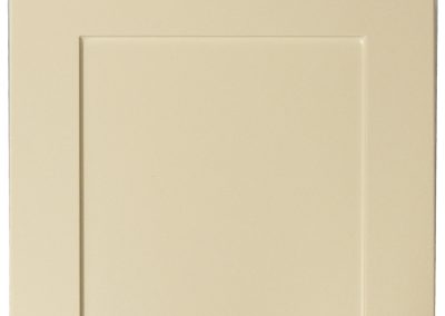 Thermofoil Beige, Light Brown Standard Shaker Cabinet Door and Drawer