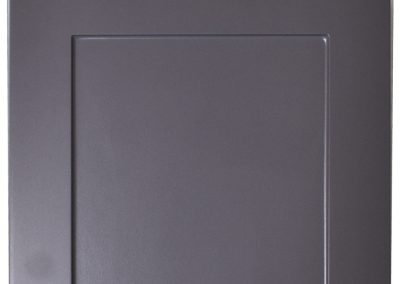 Thermofoil Slate Gray, Dark Gray Standard Shaker Cabinet Door and Drawer