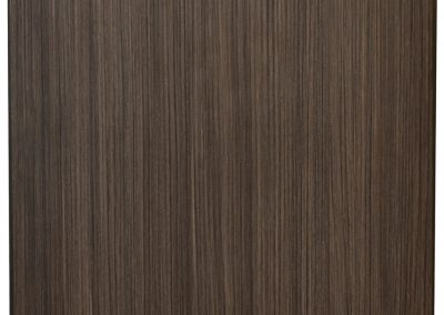 TFL or Thermofused Melamine Teak, Dark Brown Wood Grain Cabinet Door and Drawer